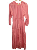 *Mikoh Asami Cotton Poplin Puff Sleeve Tiered Maxi Dress, Size M1 (XS/S)