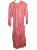 *Mikoh Asami Cotton Poplin Puff Sleeve Tiered Maxi Dress, Size M1 (XS/S)