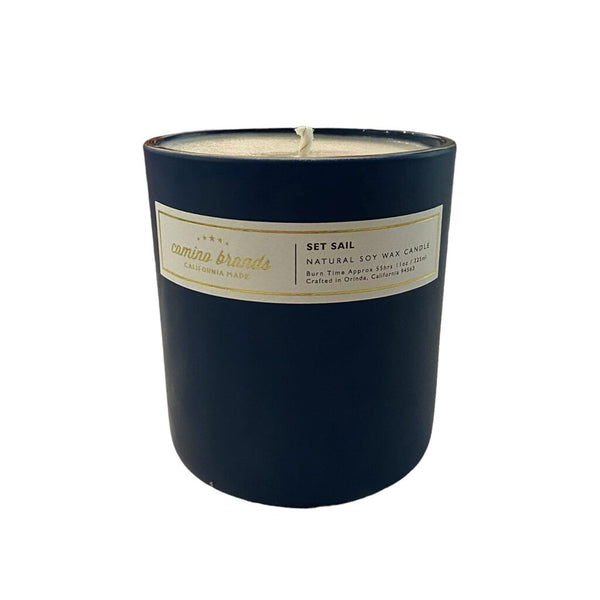 Camino Brands Set Sail Candle in Matte Navy Jar: 11 oz.