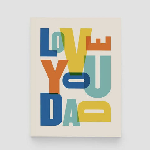 paper&stuff Father's Day Love You Dad Notecard