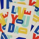 paper&stuff Father's Day Love You Dad Notecard