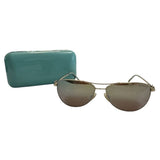 *Tiffany & Co 3044 Metal Frame Mirrored Lenses Aviator Sunglasses w/Pouch+Case