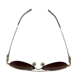 *Tiffany & Co 3044 Metal Frame Mirrored Lenses Aviator Sunglasses w/Pouch+Case