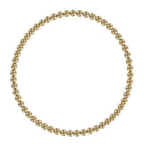 Kylar Mack 3mm 14K Gold-Filled Ball Bead Stretchy Bracelet