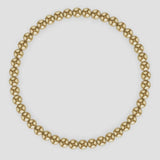 Kylar Mack 4mm 14K Gold-Filled Ball Bead Stretchy Bracelet