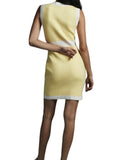 *NWOT Endless Rose High Crew Neck Knit Contrast Trim Sleeveless Button-Up Mini Dress, Size M
