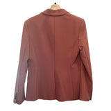 *NWT Veronica Beard Cutaway Dickey Stretch Crepe One-Button Blazer, Size 8