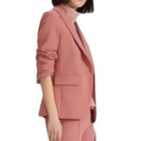 *NWT Veronica Beard Cutaway Dickey Stretch Crepe One-Button Blazer, Size 8