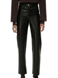 *Wilfred Melina Vegan Leather High Rise Straight Leg Jeans Pants, Size 2
