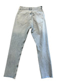 *AGOLDE Remy High-Rise Button-Fly Straight Leg Raw Hem Cropped Jeans, Size 25(0)