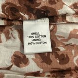 *NWT Mille Resort & Travel Delphine Cotton Floral Tie Shoulder Cami Button-Up Top, Size S