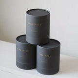 Makana Nightfall Candle in Charcoal Concrete Jar, 11 oz.