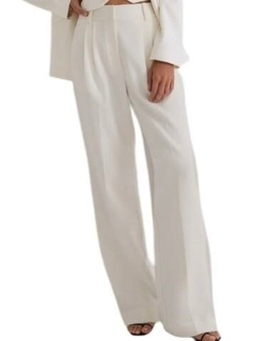 *Favorite Daughter The Shortie Favorite Pleated Wide Leg Trouser Pant, Size 8