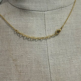 *Soko 24K Gold Plated Meta Ridged Bar Necklace
