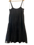*La Ligne Melisa Cotton & Silk Voile Scoop Cami Empire Tiered Maxi Dress, Size XL
