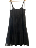 *La Ligne Melisa Cotton & Silk Voile Scoop Cami Empire Tiered Maxi Dress, Size XL