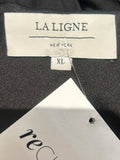 *La Ligne Melisa Cotton & Silk Voile Scoop Cami Empire Tiered Maxi Dress, Size XL
