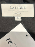 *La Ligne Melisa Cotton & Silk Voile Scoop Cami Empire Tiered Maxi Dress, Size XL