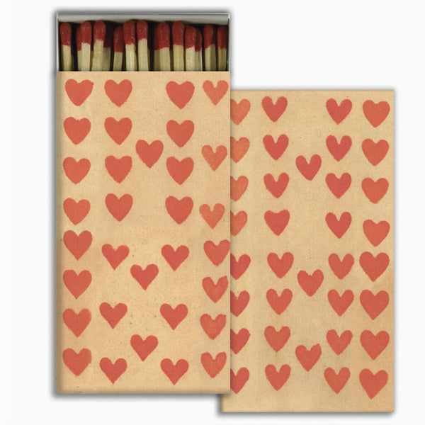 HomArt Heart Rows Large Matchbox