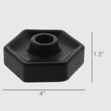 HomArt Hexagon Ceramic Base Taper Holder