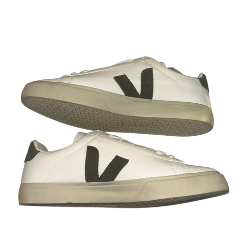 *NIB Veja Campo Leather & Suede Lace-Up Low-Top Sneakers, Size 44