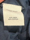 *Apiece Apart Chabrol Linen Blend Puff Sleeve Surplice Braided Belt Wide Leg Cropped Jumpsuit, Size 2