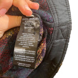 *Isabel Marant Etoile Leiko Wool Blend Tweed Plaid Long Puff Sleeve Button-Up Trucker Jacket, Size FR38=6