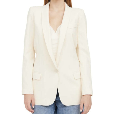 *Smythe 100% Wool Shawl Collar Single Button Tuxedo Blazer Jacket , Size 4