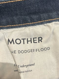 *Mother The Dodger Flood High-Rise Loose Wide Leg Jeans, Size 32 (14)