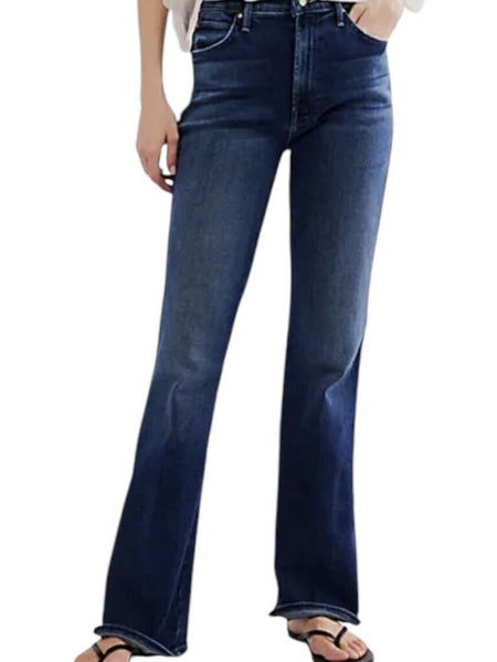 *Mother The Desperado High-Rise Flare Leg Jeans, Size 32 (14)