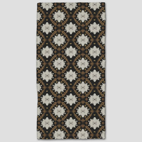 Geometry Botanical Mosaic Bar Towel