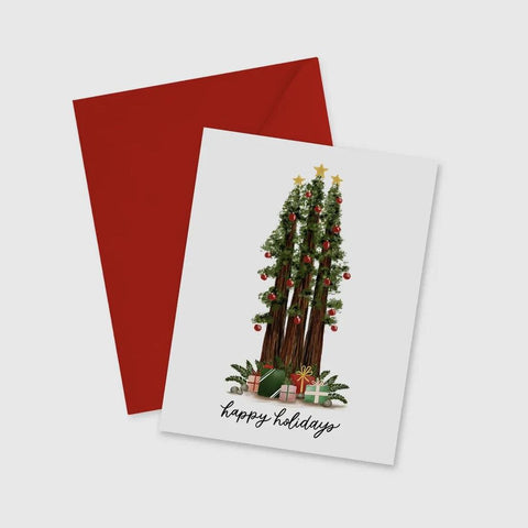 doodles.ink Redwoods Holiday Notecard