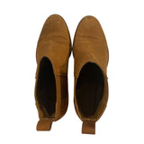 *Jenni Kayne Chelsea Oiled Leather Almond Toe Elastic Panel Pull-On Ankle Boots, Size 37