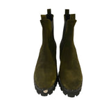 *Freda Salvador Brooke Waterproof Suede Stud Detail Elastic Panel Lug Sole Low Shaft Boot, Size 6.5