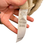 *NWT FRAME Faux Fur Balloon Sleeve Mock Neck Half Zip Popover Jacket, Size S