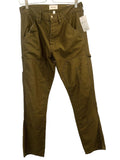 *FRAME Le Slouch Short High-Rise Button Fly Straight-Leg Ankle Cargo Pants, Size 27(4)