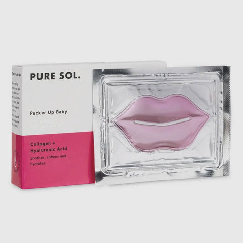 Pure Sol. Pucker Up Baby Hydrogel Lip Mask, Box of 10