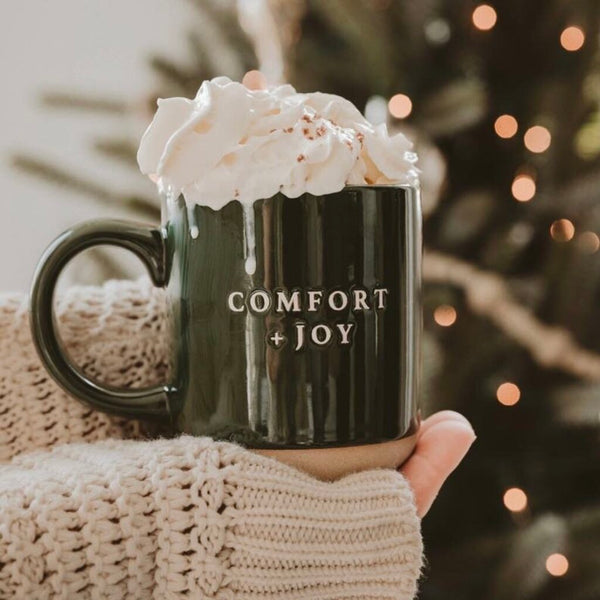 Sweet Water Decor COMFORT & JOY Stoneware Coffee Mug