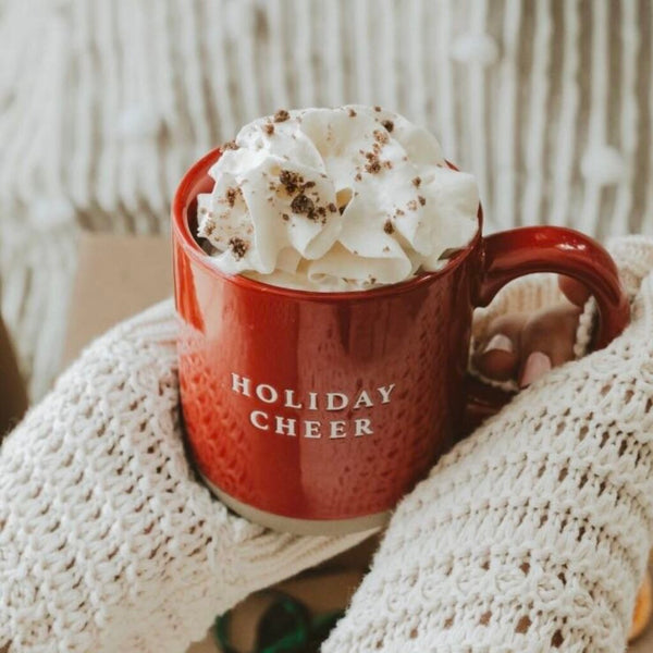 Sweet Water Decor HOLIDAY CHEER Stoneware Coffee Mug