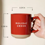 Sweet Water Decor HOLIDAY CHEER Stoneware Coffee Mug