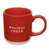 Sweet Water Decor HOLIDAY CHEER Stoneware Coffee Mug