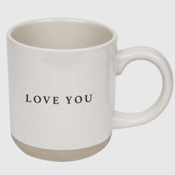 Sweet Water Decor Love You Stoneware Coffee Mug