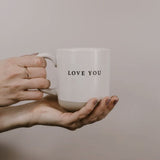 Sweet Water Decor Love You Stoneware Coffee Mug