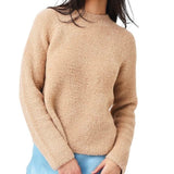 *Vince Teddy Merino Wool Blend Raglan Sleeve Mock Neck Sweater, Size XS