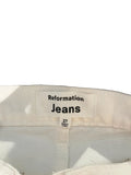 *Reformation Cowboy Studded High Rise Straight Leg Jeans, Size 27 (4)