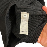 *Khaite Bret Merino Wool Ribbed Puff Elbow Sleeve Turtleneck Pullover Sweater, Size XS