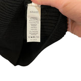 *Khaite Bret Merino Wool Ribbed Puff Elbow Sleeve Turtleneck Pullover Sweater, Size XS