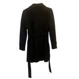 *Babaton Atelier Italian Wool & Cashmere Collared Button-Up Belted Trench Coat, Size S