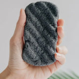 Pure Sol. Body Buff Bamboo Charcoal Body Konjac Sponge