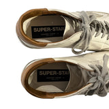 *Golden Goose Superstar Leather & Suede Hidden Lift Low-Top Sneakers, Size 40